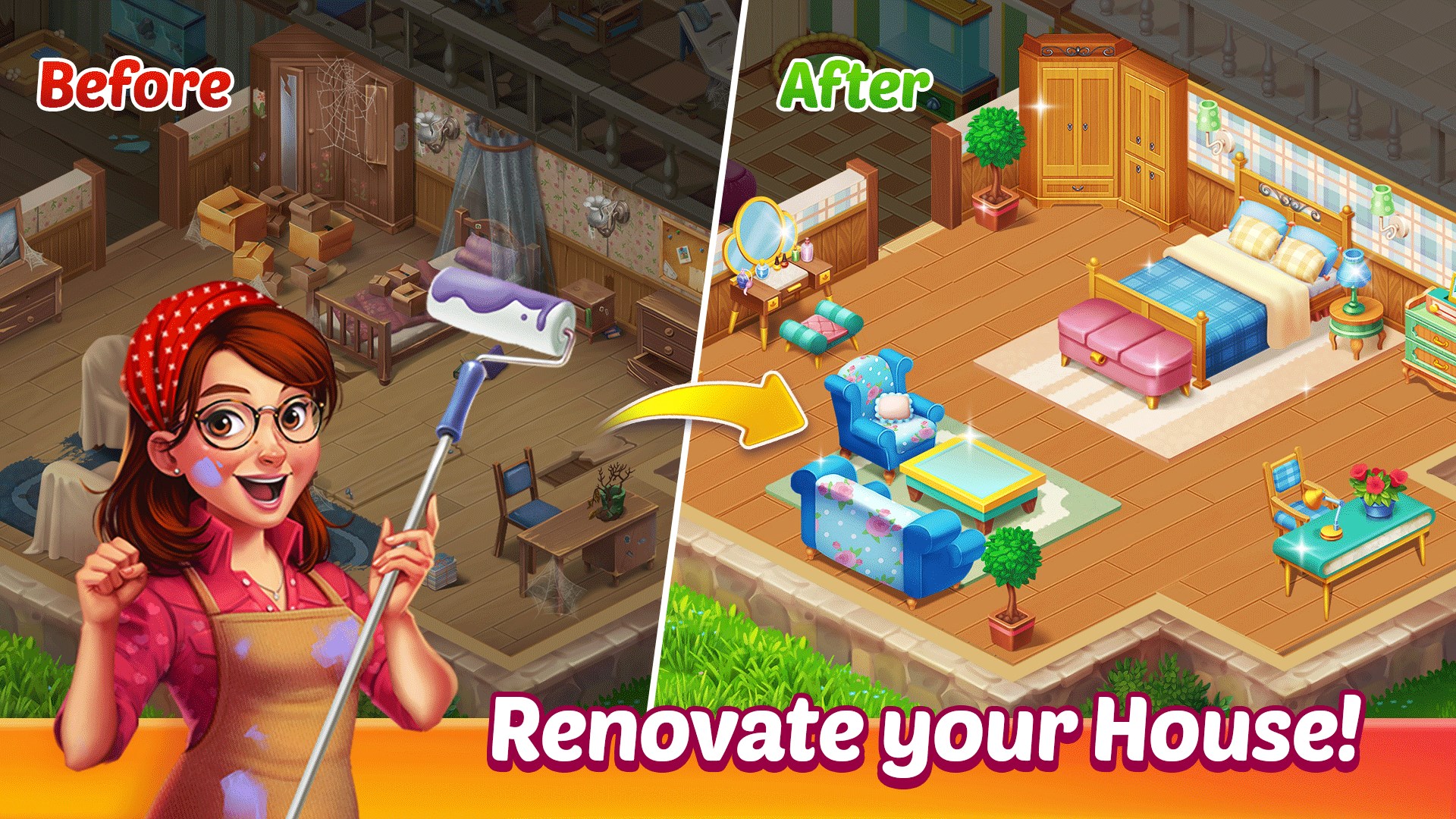 Solitaire Home Story screenshot