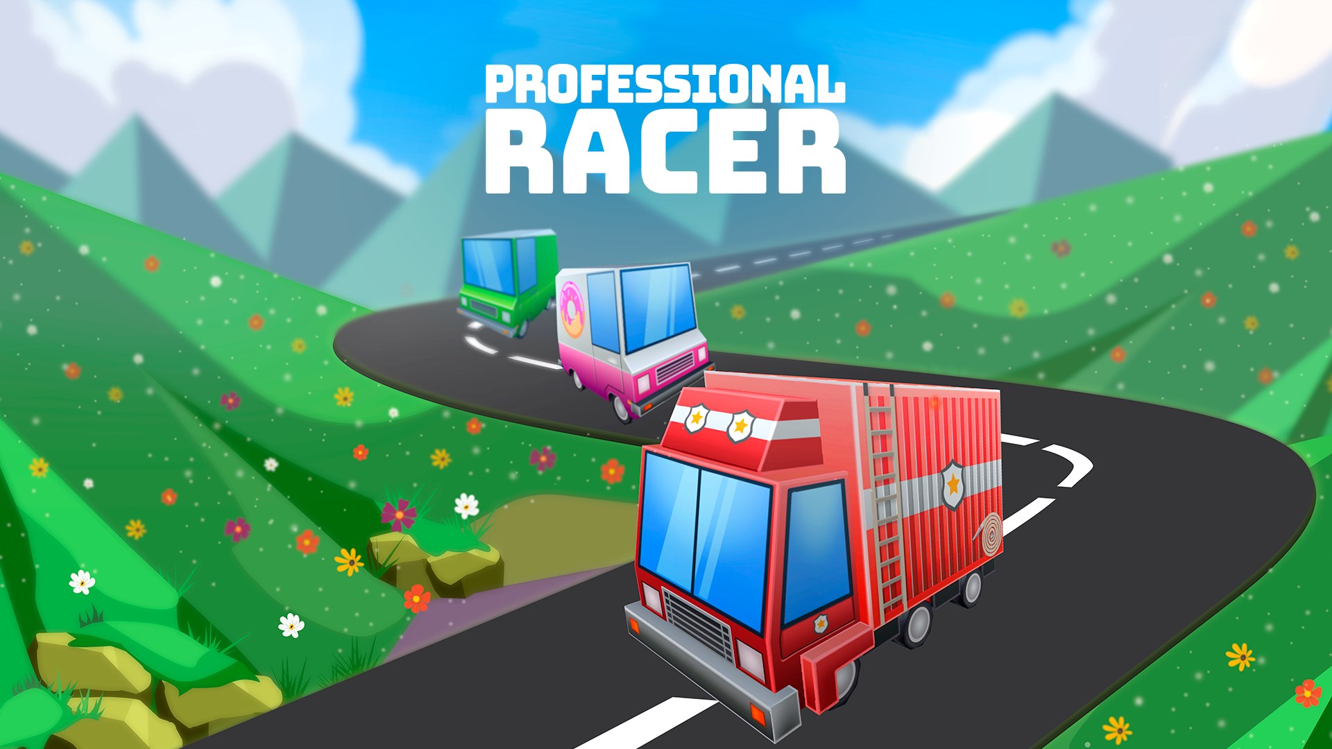 Professional Racer titledhero art