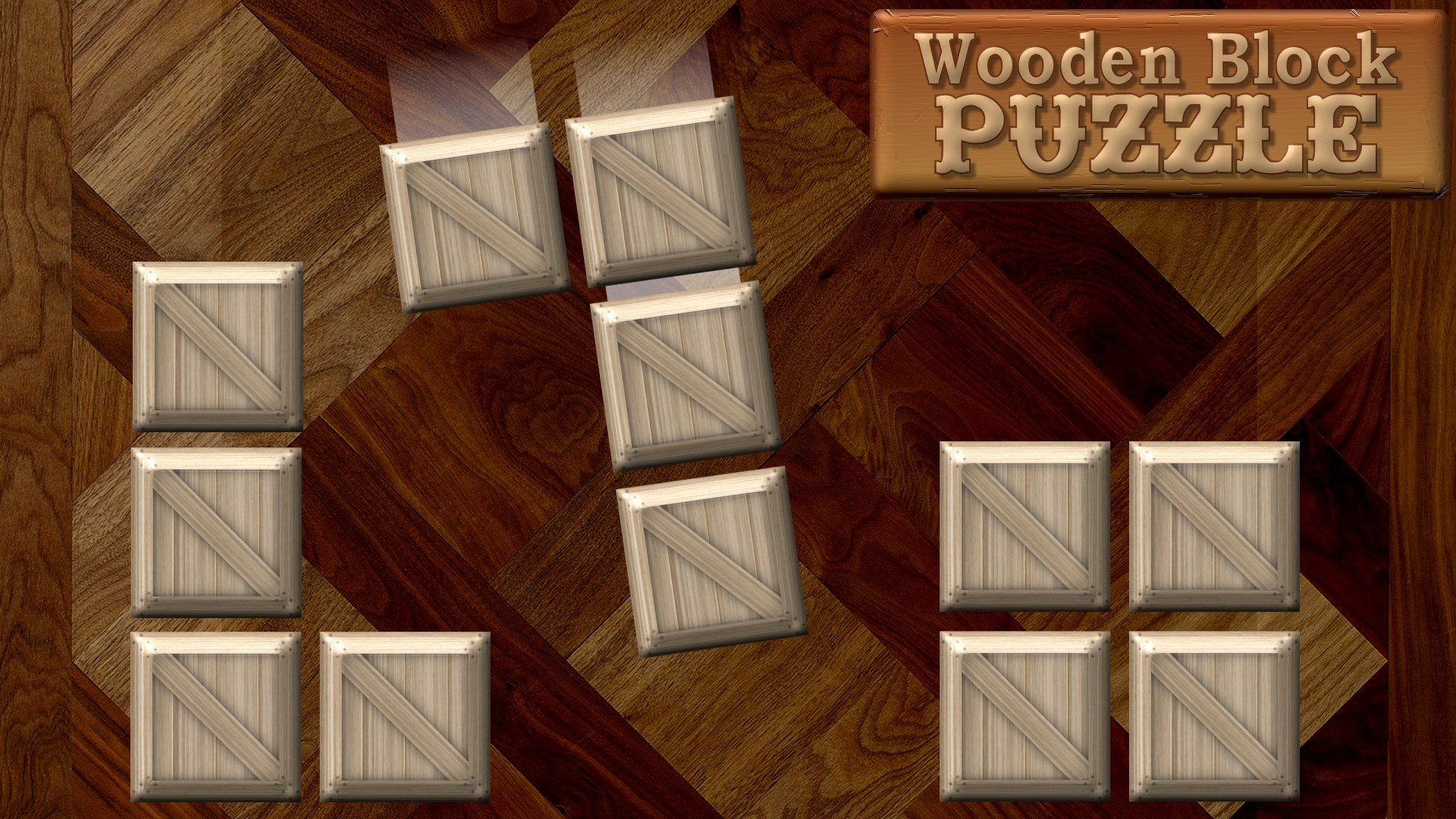 Wooden Block Puzzle Game superhero art