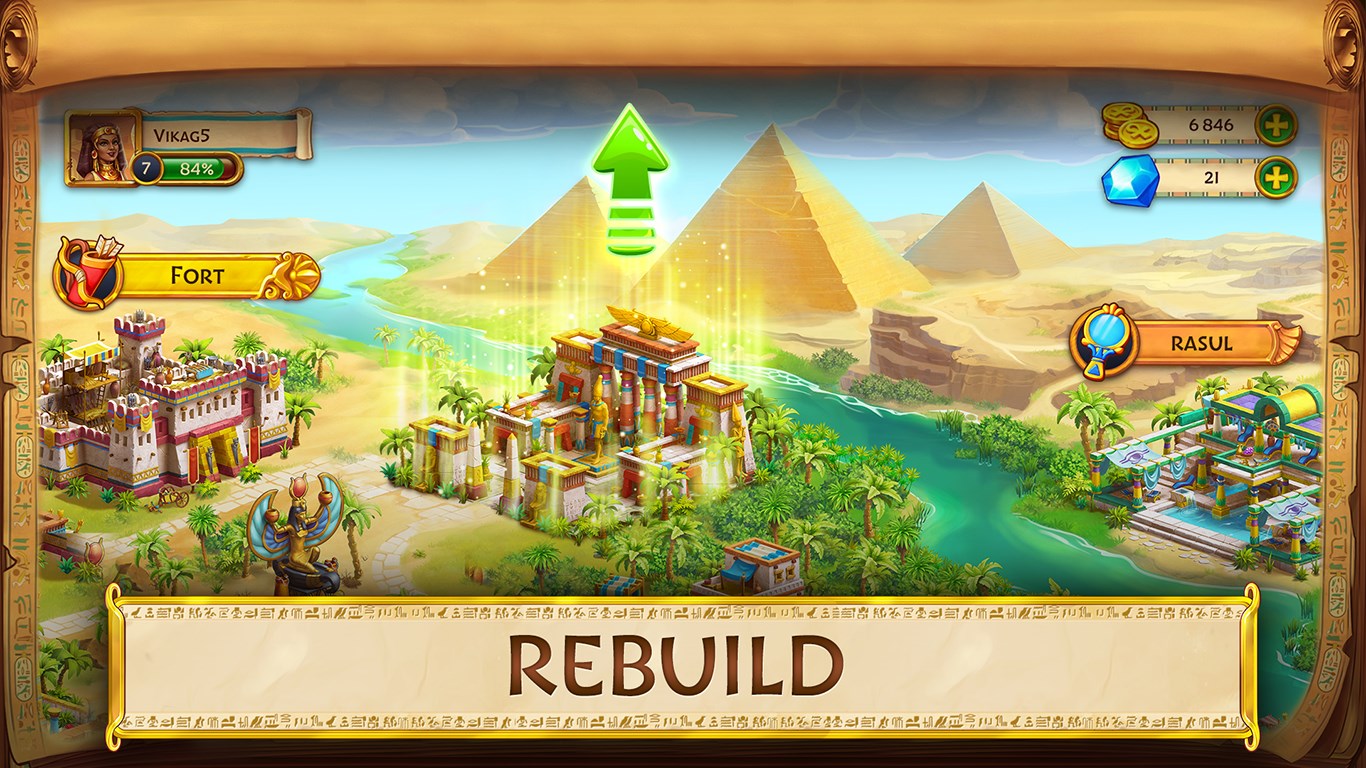 Jewels of Egypt: Match 3 Puzzle Game screenshot