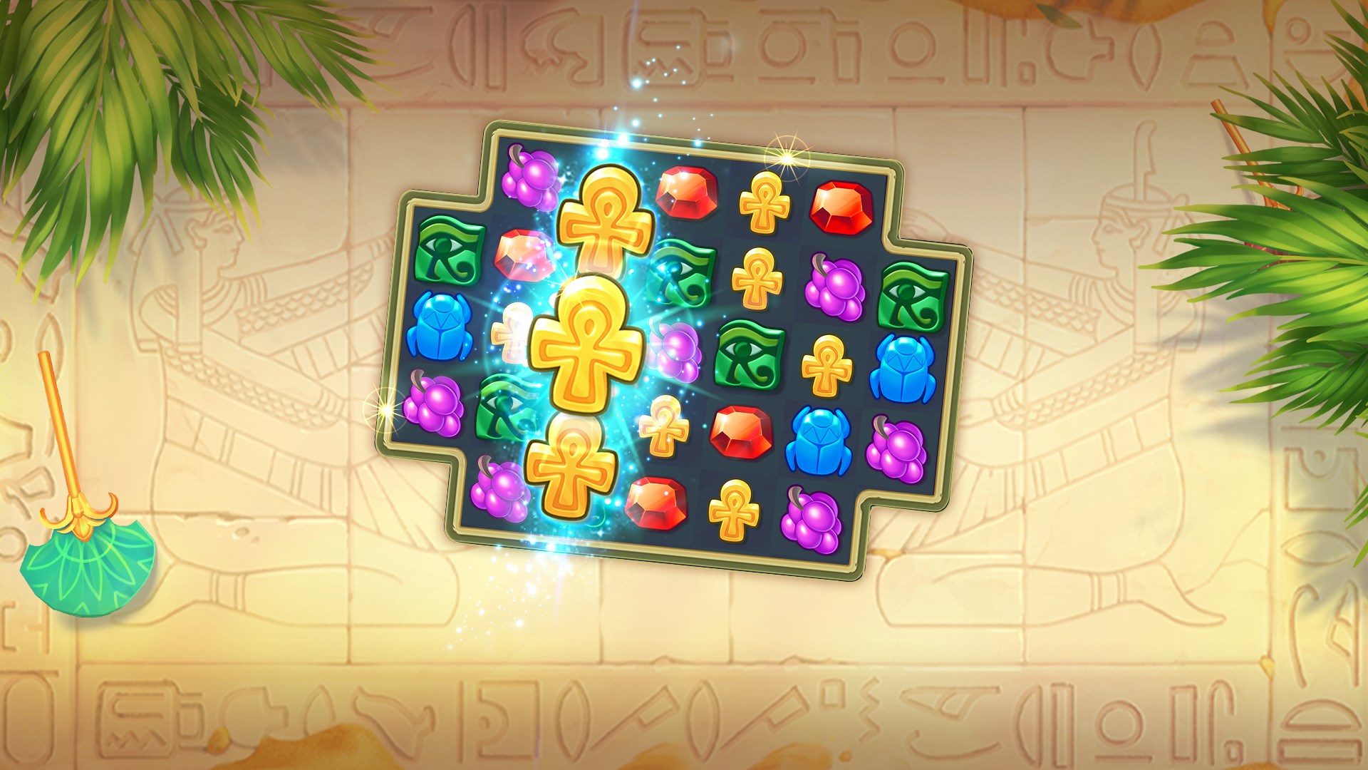 Jewels of Egypt: Match 3 Puzzle Game superhero art