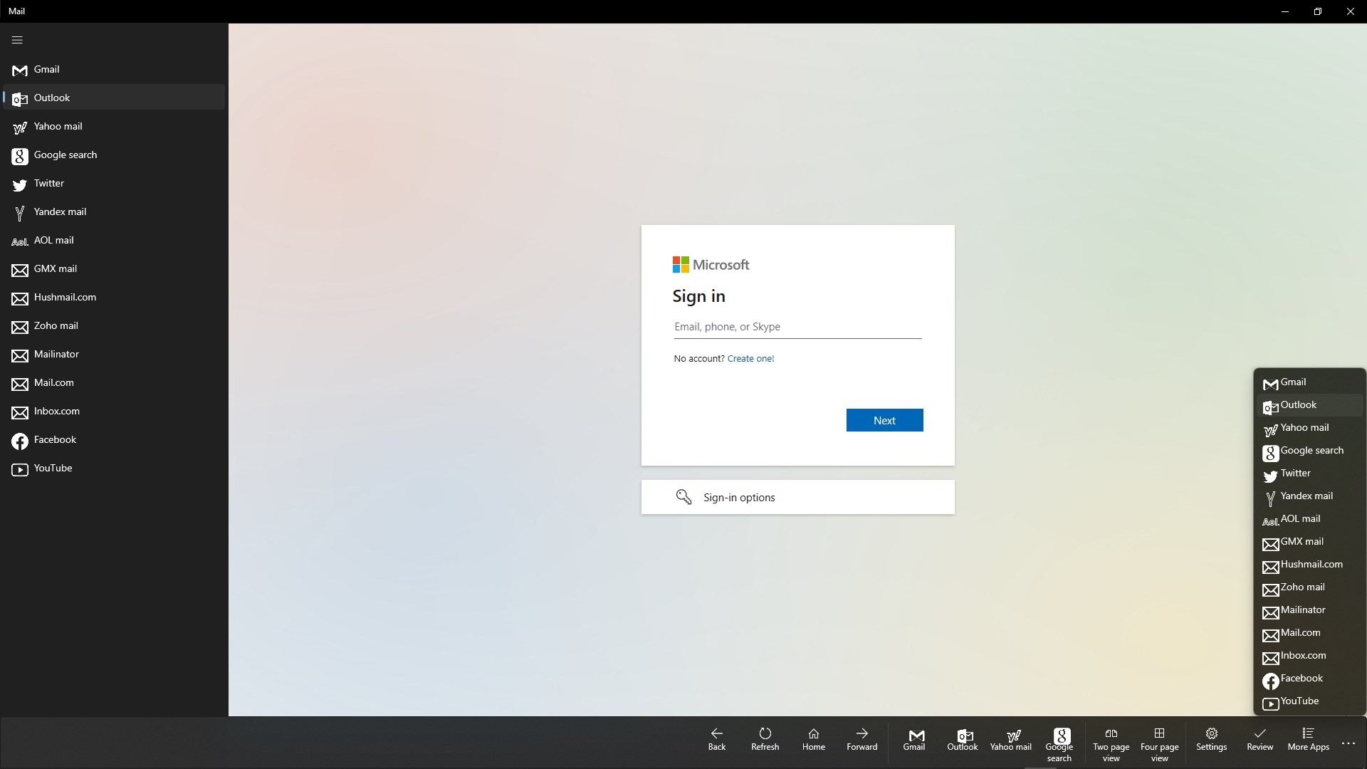 Outlook login