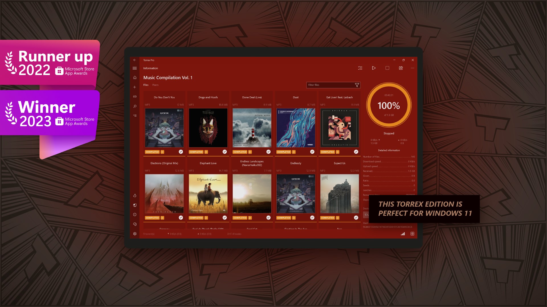 Torrex Lite - Torrent Downloader titledhero art